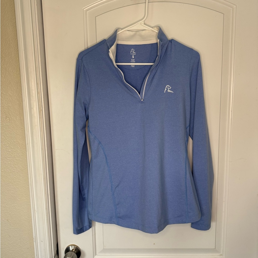 Women's Blue rhoback Quarter-Zip